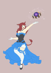 Flat color non chibi
